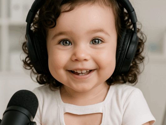 bebé podcaster